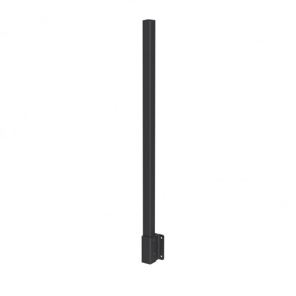 50mm-side-fix-mid-post-with-fascia-bracket-black-sand