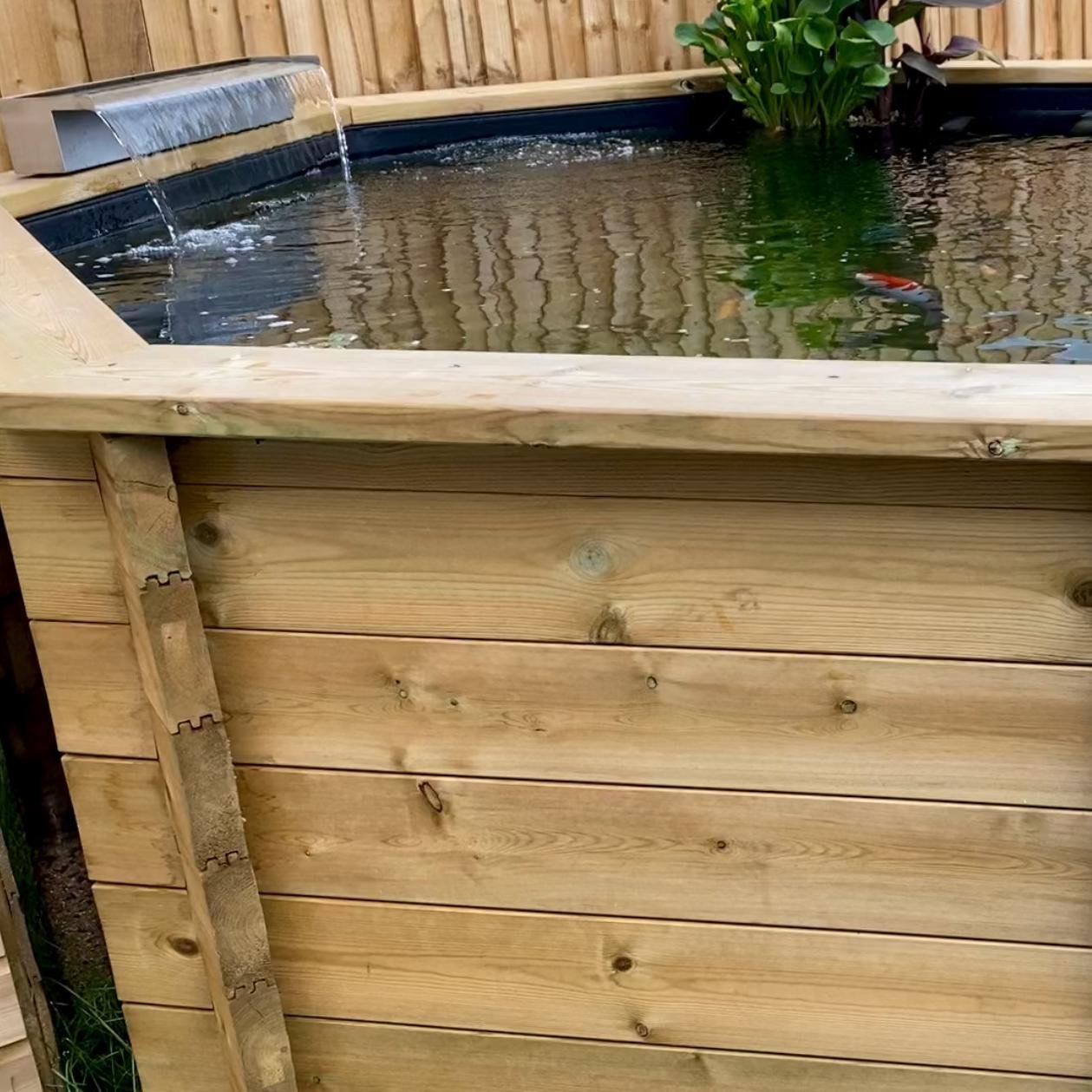 8ft-945-Gallon-Octagonal-Wooden-Koi-Pond-44mm-thick-1099mm-high-4297-litres-2