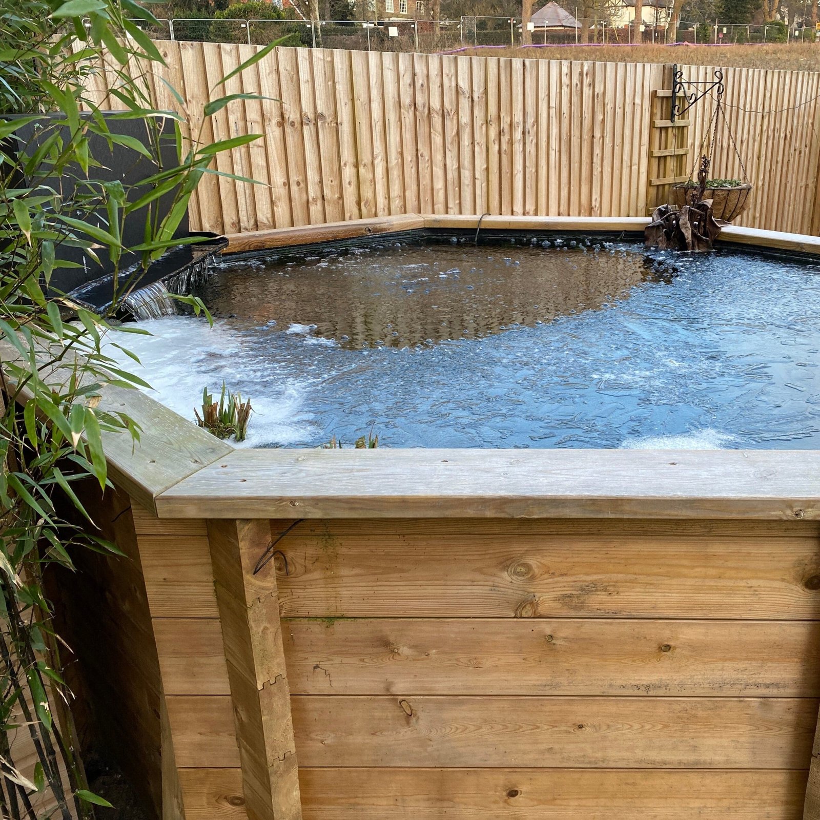 8ft-945-Gallon-Octagonal-Wooden-Koi-Pond-44mm-thick-1099mm-high-4297-litres-4
