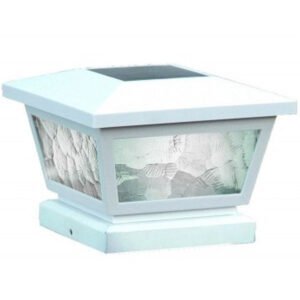 Premium Solar Post Cap - White or Tan