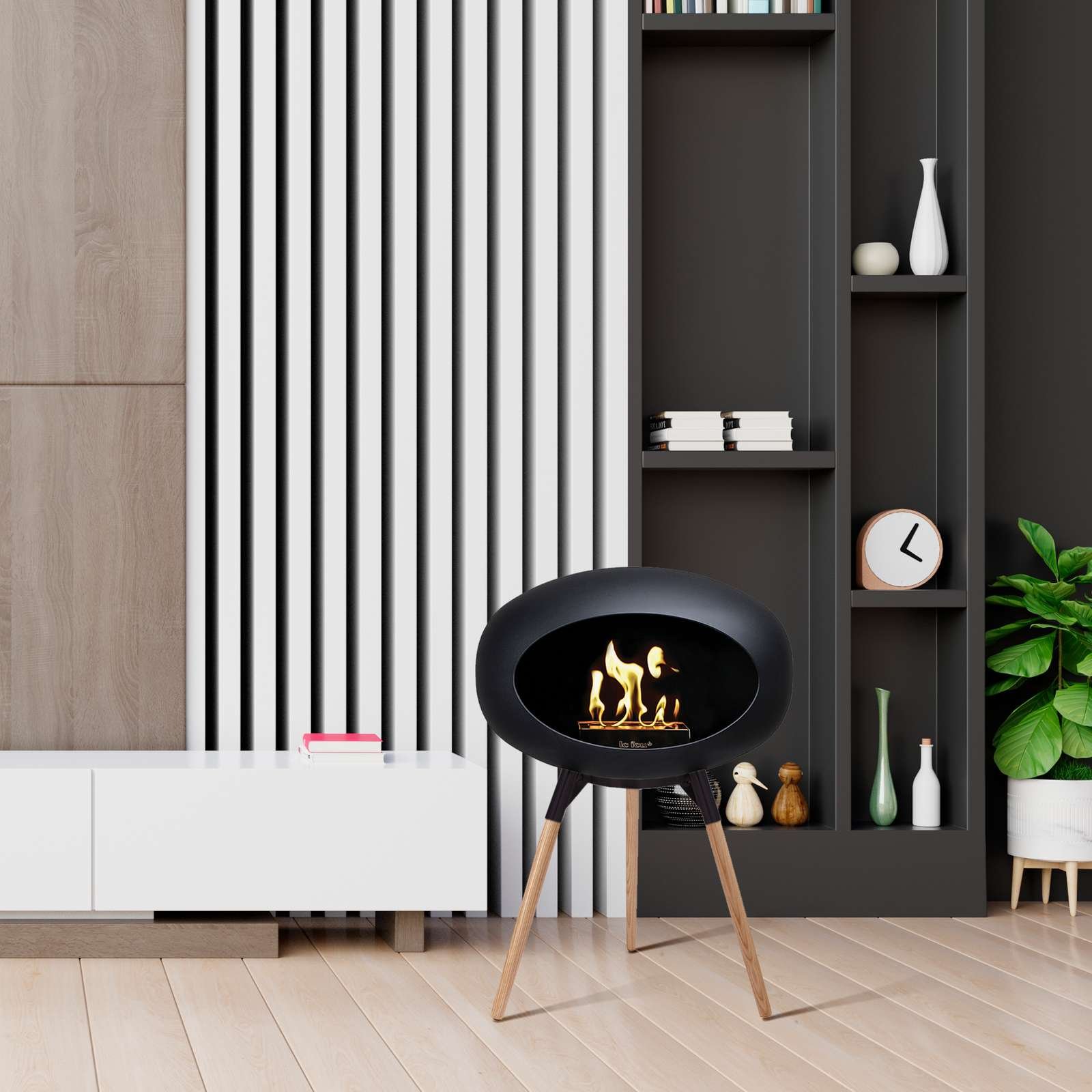 Le-Feu-Ground-Low-Bio-Fireplace-in-Black-3