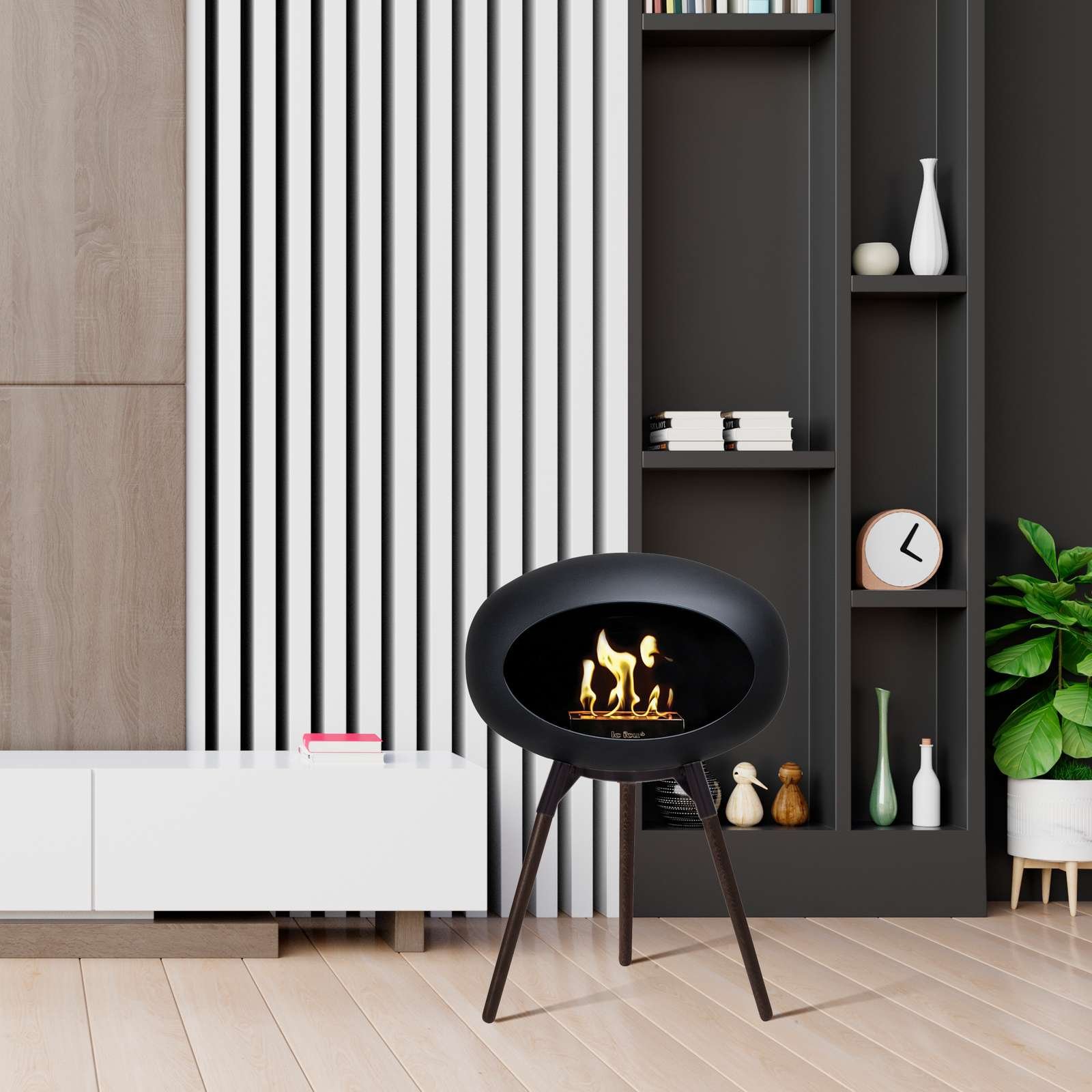 Le-Feu-Ground-Low-Bio-Fireplace-in-Black-7