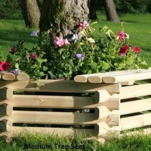 Medium Hexagonal Norlog Treated Timber Planter