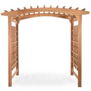 8' - Wide Cedar Garden Arbor – Oversized Wooden Archway for Pathways & Outdoor Decor