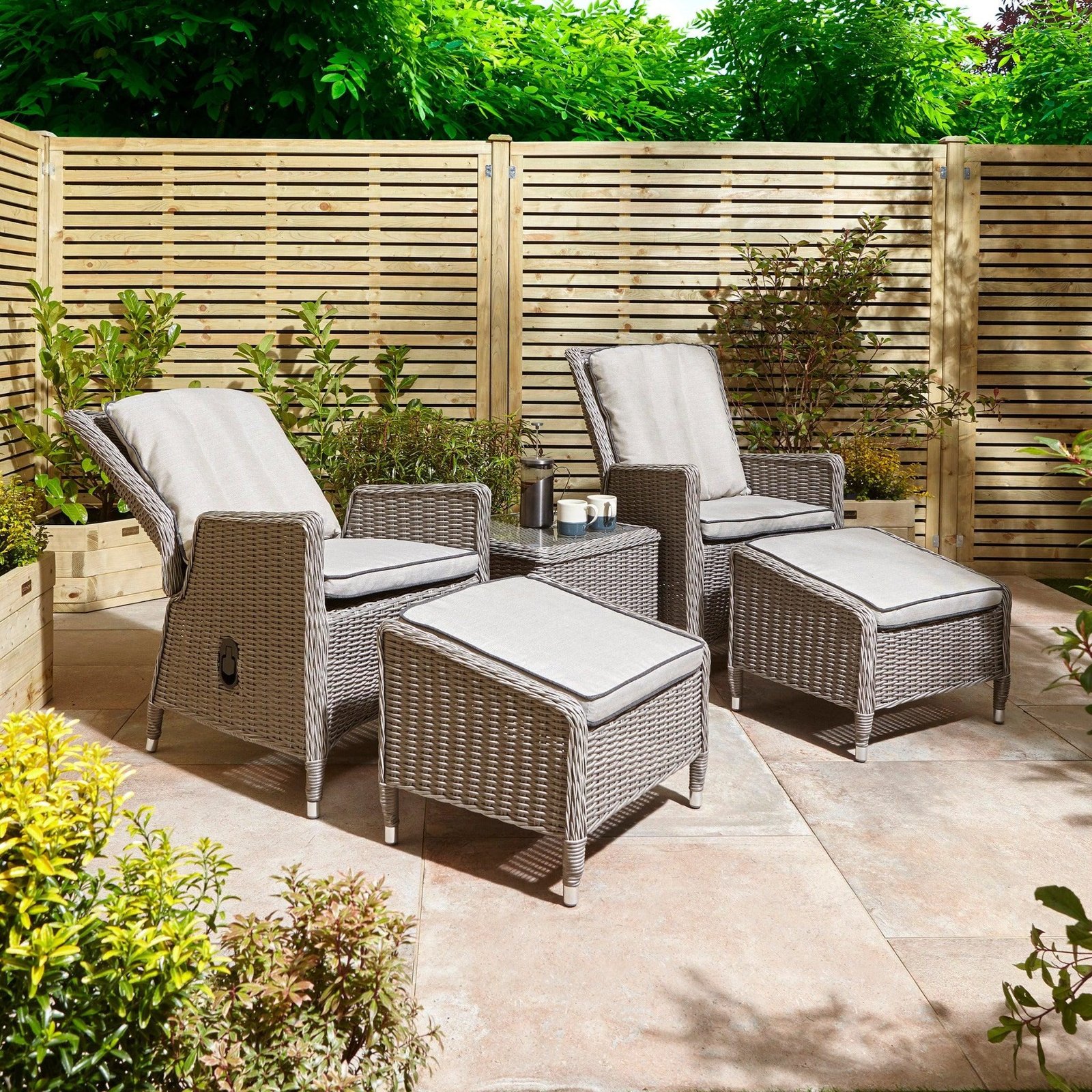 Rattan-Effect-Lounger-Set-Two-Colours