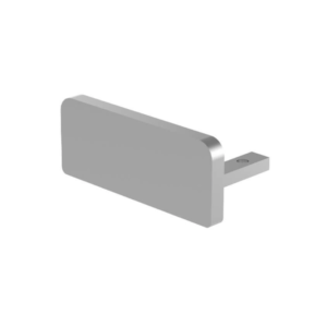 Marano End Cap c/w 2 Screws Suits Rectangular Handrail Aluminium