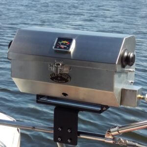 Small Propane BBQ Grill for Outdoor Living, Boats & Tiny Space